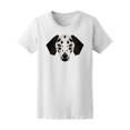 thumbnail image 1 of Stylized Dalmatian Dog Graphic T-Shirt Women -Image by Shutterstock, Female Large, 1 of 2