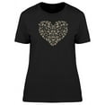 thumbnail image 1 of Stylized Floral Heart T-Shirt Women -Image by Shutterstock, Female Small, 1 of 2