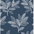 Stylized Leaves Vinyl Peel Stick Wallpaper Roll (Covers 30.75 sq. ft