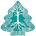 thumbnail image 1 of Stylized Metal Christmas Tree Wind Spinner - Intricate Branch & Root Design with Geometric Snowflake Patterns for Garden Decor, 1 of 7