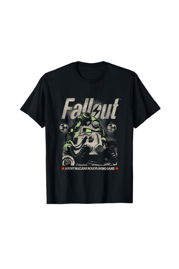 Stylized Post-Apocalyptic Character T-Shirt for Gamers - Retro Distressed Design