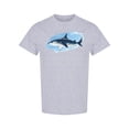 thumbnail image 1 of Stylized Shark T-Shirt Men -Image by Shutterstock, Male Large, 1 of 2
