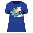 thumbnail image 1 of Stylized Summer Parrots T-Shirt Women -Image by Shutterstock, Female 3X-Large, 1 of 2