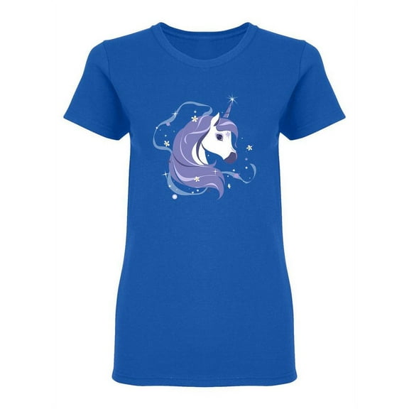 Stylized Unicorn Shaped T-Shirt Women -Image by Shutterstock, Female XX-Large