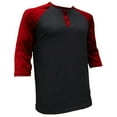 thumbnail image 1 of Styllion Big and Tall Mens Raglan Baseball Shirts - RHQS, 1 of 7