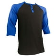 thumbnail image 1 of Styllion Big and Tall Mens Raglan Baseball Shirts - RHQS, 1 of 7