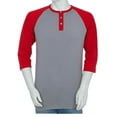 thumbnail image 1 of Styllion Big and Tall Mens Raglan Baseball Shirts - RHQS, 1 of 7