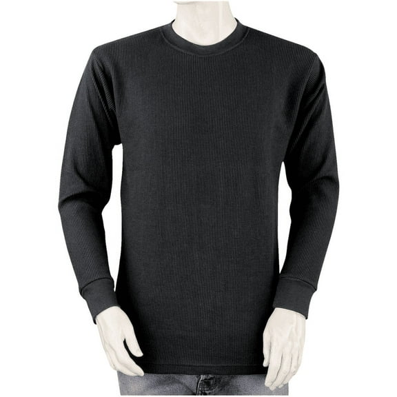 Styllion Big and Tall Mens Thermal Shirts - TCLS (Charcoal, 4XLT)