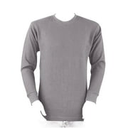 STYLLION Big and Tall Mens Thermal Shirts - TCLS (Gray, XLT)