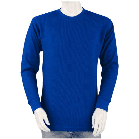 Styllion Big and Tall Mens Thermal Shirts - TCLS (Royal Blue, 7XLT)