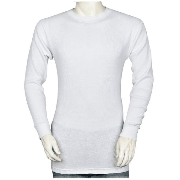 Styllion Big and Tall Mens Thermal Shirts - TCLS (White, 3XLT)