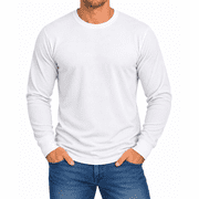 Styllion Big and Tall Mens Thermal Shirts - TCLS White, XLT