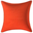 thumbnail image 1 of Stylo Culture Ethnic Sofa Throw Pillow Cover 16x16 Solid Orange Modern 40 x 40 cm Home Decor Accent Pillowcase Polydupion Solid Square Cushion Cover | 1 Pc, 1 of 3