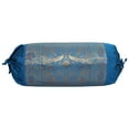 thumbnail image 1 of Stylo Culture Traditional Polydupion Cylindrical Yoga Bolster Pillow Cover Blue Elephant Jacquard Brocade Border Large Sofa Round Cylinder Cushion Cover (1 Pc) | 30x15 Inches (76x38 cm), 1 of 3