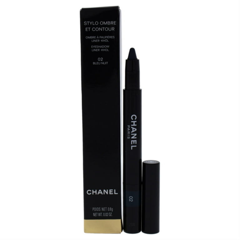 Stylo Ombre et Contour - 02 Blue Nuit by Chanel for Women - 0.27 oz  Eyeshadow 