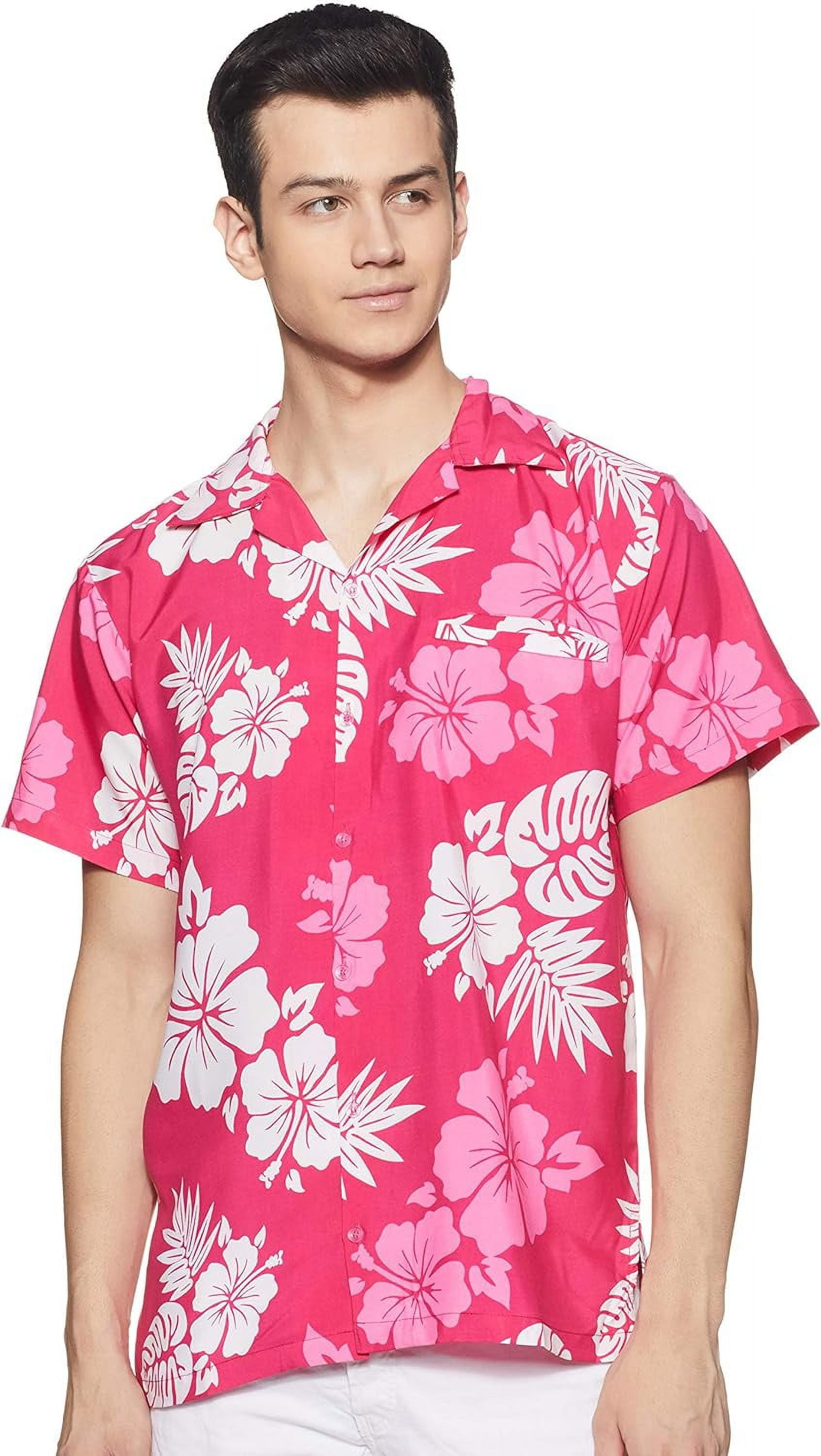 Stylore Hawaiian Shirt for Men Short-Sleeve Button-Down