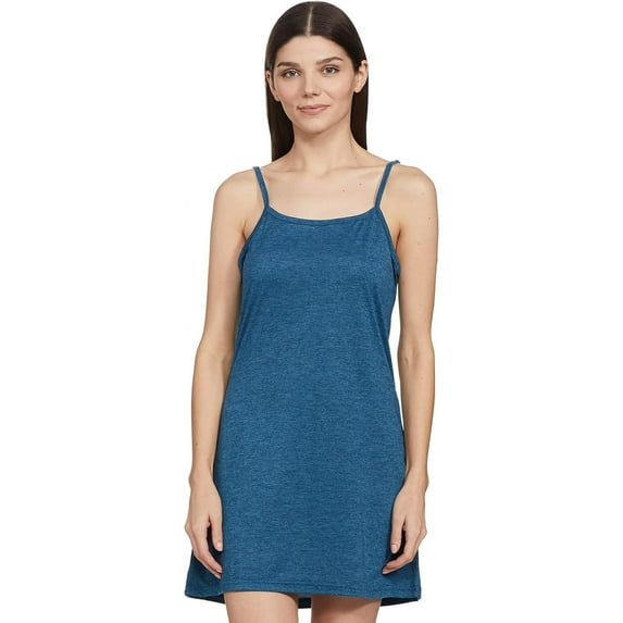 Stylore Nightgown for Women Soft Sleeveless Short Sleepwear Melange Poseidon 2XL