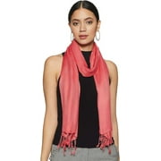 Stylore Women Scarf Shawl Any Season Scarve Wrap Viscose Solid Coral Large