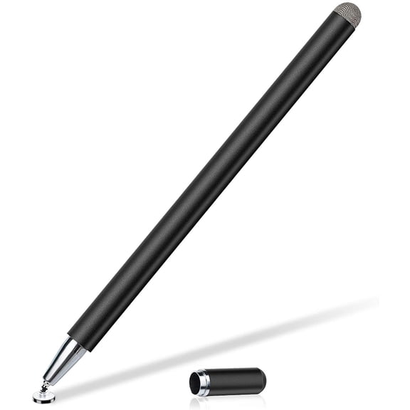 Stylus Compatible With Google Pixel 6/7/8/9/10 Pro, 9/10 Pro XL - Touch Screen Pen Fiber Tip Aluminum Lightweight Black