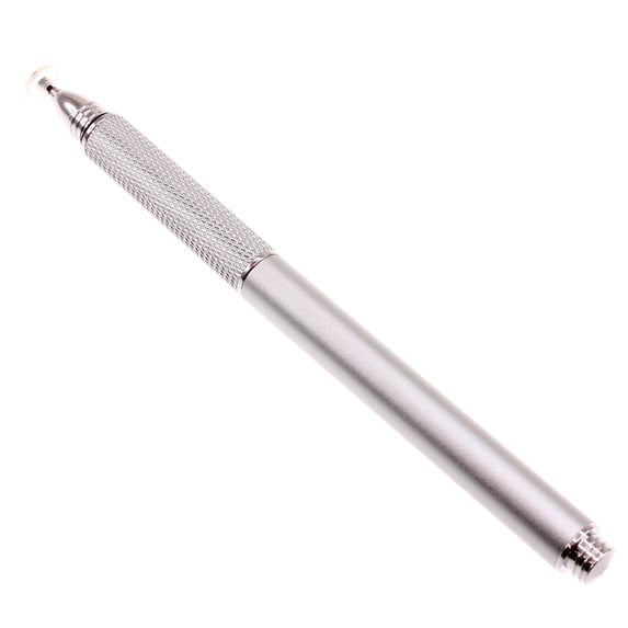 Stylus Compatible With Motorola Moto G Power 5G (2020,2021,2022,2023,2024,2025,2026) - Touch Screen Pen Fiber Tip Aluminum Lightweight Silver Color