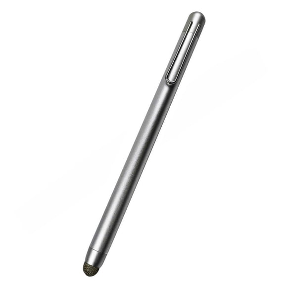 Stylus Compatible With Samsung Galaxy S23/S24/S25/S26 Plus, Ultra, FE, Edge - Touch Screen Pen Fiber Tip Aluminum Lightweight Silver Color