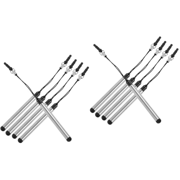 Stylus Pen 10 Pcs Metalic Pens Metallic for Touch Screens Phone Retractable Slender Telescopic