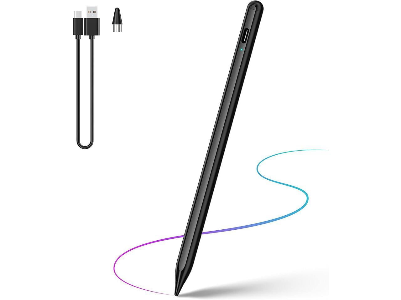 Stylus Pen, Active Stylus Pen Compatible for iOS and Android Touchscreens/Phones, Rechargeable Stylus Pen with Dual Touch Screen, Stylus Pencil for Apple iPad/iPhone/Android/Samsung Tablet