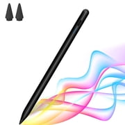 Stylus Pen for Apple iPad, Palm Rejection & Tilt Active 1st 2nd Generation Pencil Compatible with iPad Pro 11/12.9, iPad 9/8/7/6, iPad Air 4/3, iPad Mini 6/5, Black