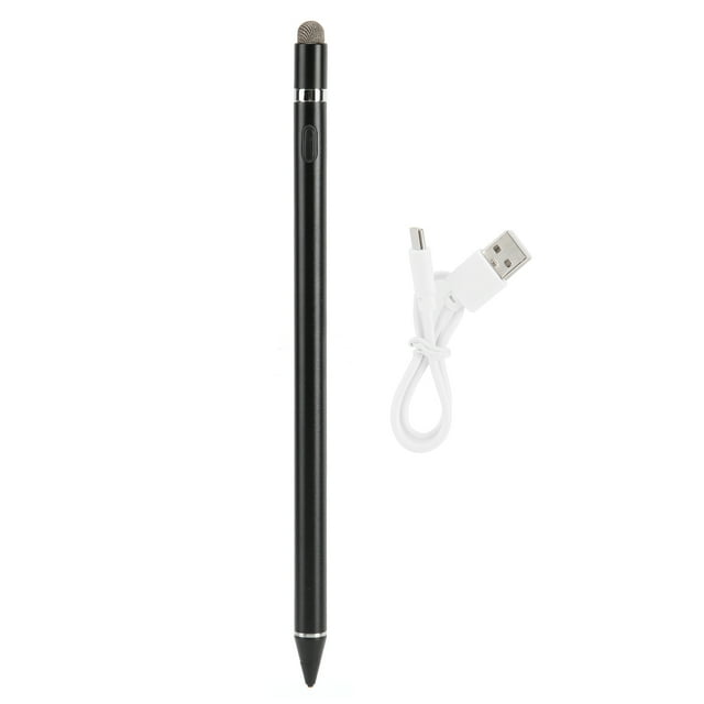 Stylus Pen Black For Ios Android Universal 2 In 1 Active Capacitive Touch Pen Wyh0002