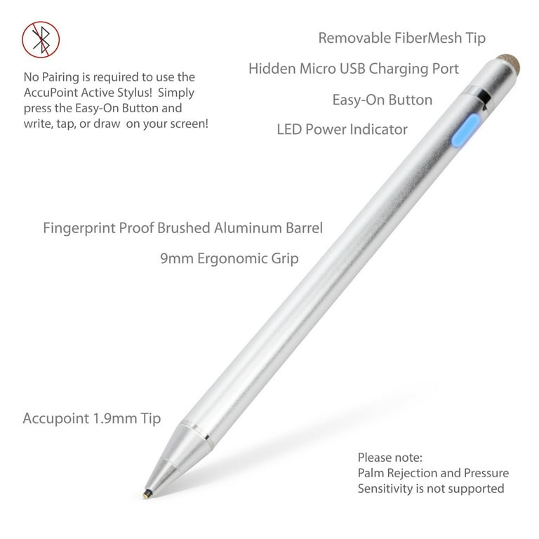 BoxWave AccuPoint Active Stylus Pen Ultra Fine Tip for Tablets