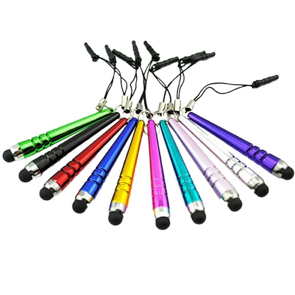 Stylus Pen Bundle Short Stylus Pens with 3.5mm Jack Connector - Compatible with All Capacitive Touchscreen Devices - for iPad, iPhone, Samsung Phones, Tablets, Android Tablets and More(Camouflage,)