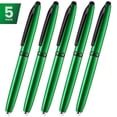 thumbnail image 1 of Stylus Pen- Capacitive Stylus, 3-in-1 Metal Pen, Multi-Function,Ballpoint Ink Pen,with LED Flashlight, for Touchscreen Devices, Tablets, iPads, iPhones, 5PK, Green, 1 of 5