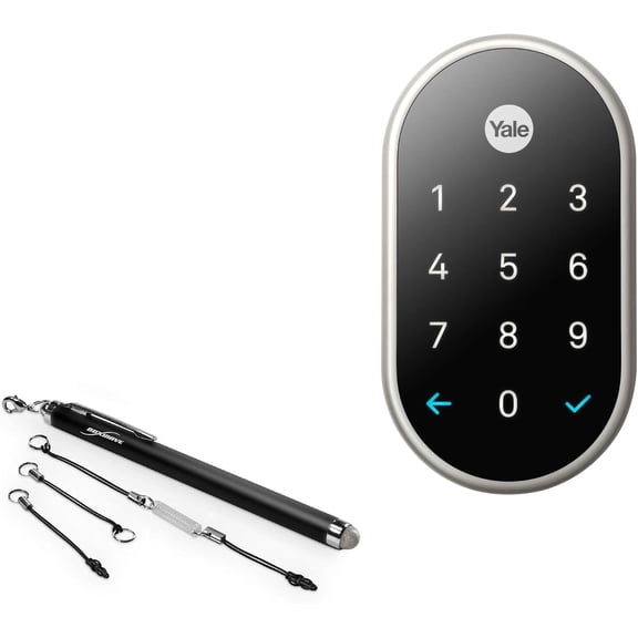 Stylus Pen Compatible with Google Nest X Yale Lock - EverTouch Capacitive Stylus, Fiber Tip Jet Black