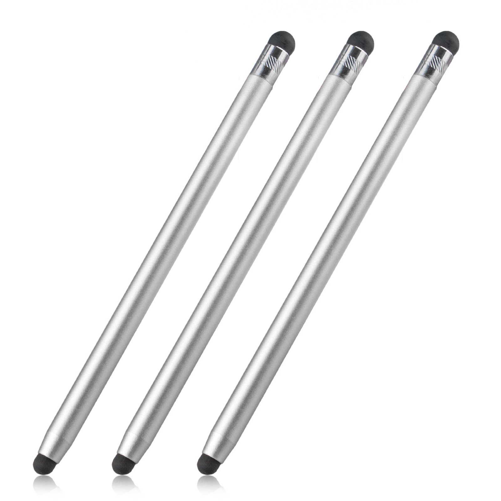 Stylus Pen, EEEkit 3 Pcs 2 in 1 Universal Touch Screen Pen Slim Replacement Capacitive Stylus Pen For  iPhone iPad Samsung Tablet Smartphone PC and More Touch Screens Devices - image 1 of 8