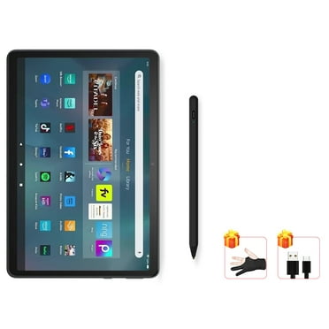 Stylus Pen For Amazon Fire Max 11 inch 2023 Tablet Fire HD Plus 10 8 7 Screen Touch Smart Pen Pencil Thin Drawing Case Black