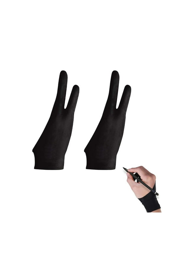 Stylus Pen Gloves 2 Pack Black