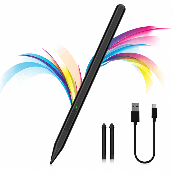 Stylus Pen for Microsoft Surface, Surface Pen for Microsoft Surface Pro x/8/7/6/5/4/3/Surface 3/Go 3/2/Go/Book/Laptop 1/2/Studio, Magnetic Adsorption, Palm Rejection Stylus Pen