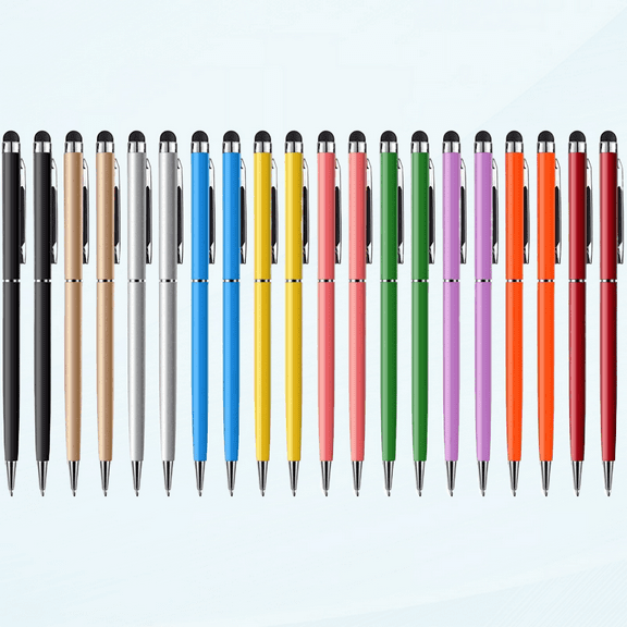 Stylus Pen Stylus Pens for Touch Screens Universal Stylus Ballpoint Pen 2 in 1 Stylists Pens for iPad iPhone Tablet Laptops Kindle Samsung Galaxy All Capacitive Touch Screens