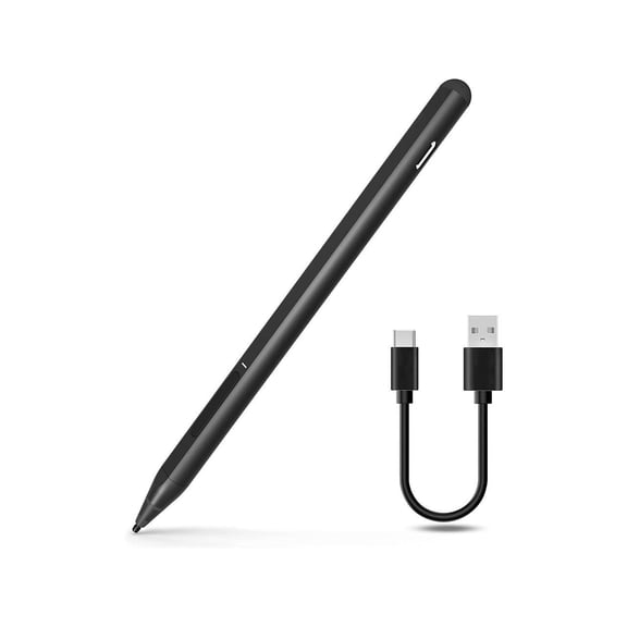 Stylus Pen for Surface, USB C Charging, 4096 Pressure Sensitivity, Stylus For Microsoft Surface Pro 12/11/10/9/8/7/6/5/4/Go/X/Book/Studio/Laptop 5/4/3/2/1/HP/ASUS/DELL, Magnetic Attachment