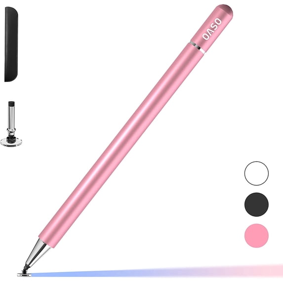 Stylus Pen for Touch Screens, Capacitive Universal Disc Tip & Magnet Cap Styli Pencil For Apple iPad pro/iPad/iPhone/Switch/Galaxy Tab/Tablet/All Touch Devices.