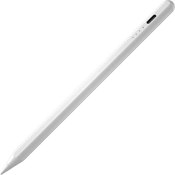 Stylus Pen for Samsung Galaxy Tab A9/A8/A7 Tablet Pens for iOS/Android/Windows Stylists Pen with Dual Touch Screen Stylus Pencil (White)