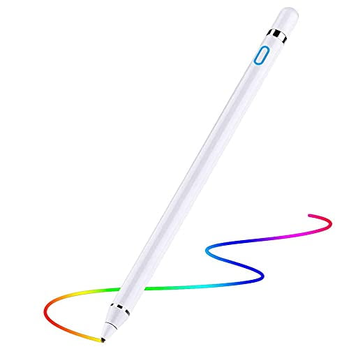 Stylus Pen for iOS Android Touch Screens Pencil Compatible with iPad/iPad Pro/Air/Mini/iPhone/Cellphone/Kindle/Apple Tablet Drawing Pencil (White)