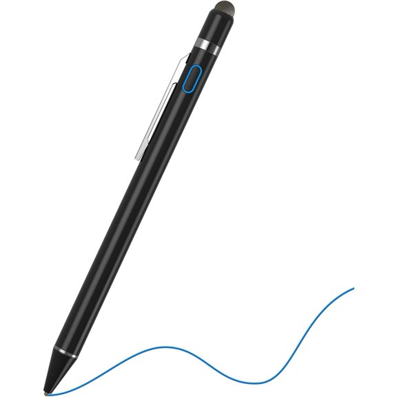 Stylus Pen for iPad & Pencil Alternative, Fine Point Stylus for Screens, Stylus for Android Tablet, Writing & Drawing, USB Rechargeable
