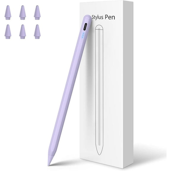 Stylus Pen for iPad,13 Mins Quick Charge Active Pencil for iPad 2018-2022,Palm Rejection Tilt Sensor Magnetic Pen Compatible W/iPad Pro 12.9&11", iPad 6/7/8/9/10, iPad Air 3/4/5, iPad mini5/6(7Nibs)