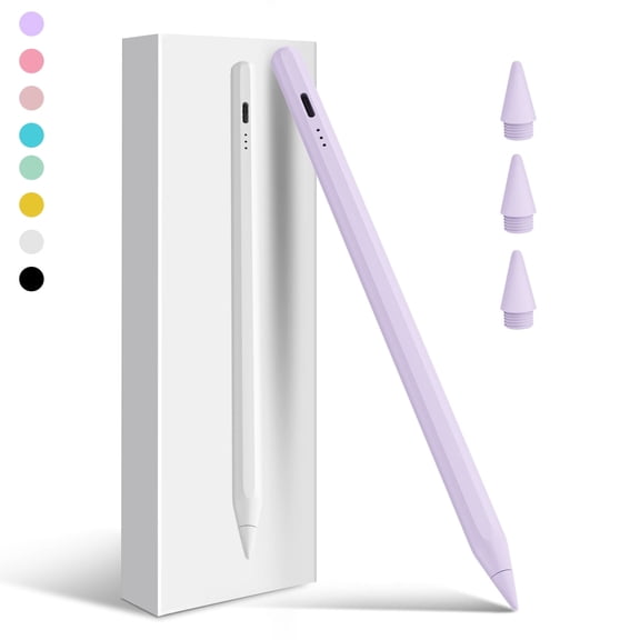 Antier Stylus Pen for iPad, 13 mins Fast Charging Apple iPad Pencil with Palm Rejection, Compatible with 2018 or Later iPad Air 3/4/5, iPad Mini 5/6, iPad 6/7/8/9/10, iPad Pro 11", iPad Pro 12.9"