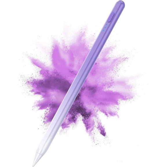 Stylus Pen for iPad 2018-2025, 15Mins Fast Charge for Apple Pencil, Palm Rejection, Compatible with iPad 10/9/8/7/6, iPad Pro 12.9"/11"/13" M4, iPad mini 6/5, iPad Air 5/4/3/11"-13" M2