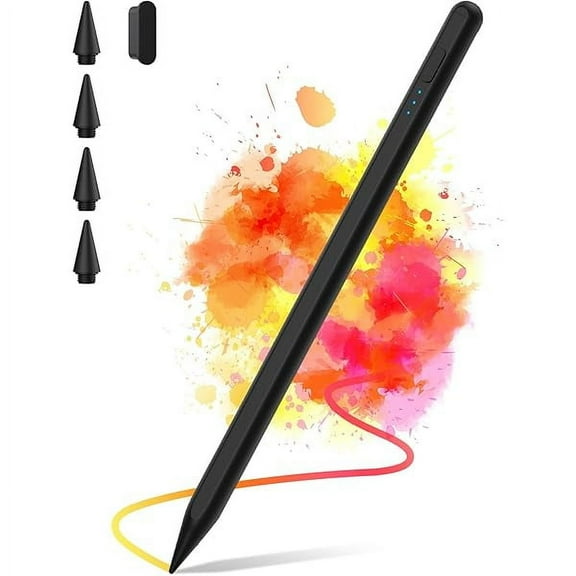 Stylus Pen for iPad 2018-2025, 2X Fast Charge iPad Pencil 2nd Generation Compatible with Apple iPad Pro M4/ 12.9"(6/5/4/3)/ 11"(4/3/2/1), Mini 6/5, Air (M2/5/4/3), (10/9/8/7/6)