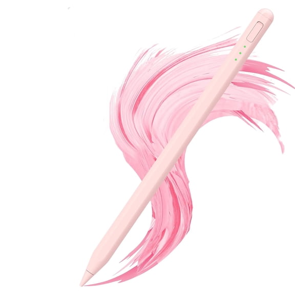 Stylus Pen for iPad(2018-2025), Pad Pencil 10th Generation with Palm Rejection, Active Digital Pencil Compatible with Apple iPad 6/7/8/9/10/A16, Pro 11"/12.9"/13", Mini 5/6, Air 3/4/5/M2/M3 - Pink