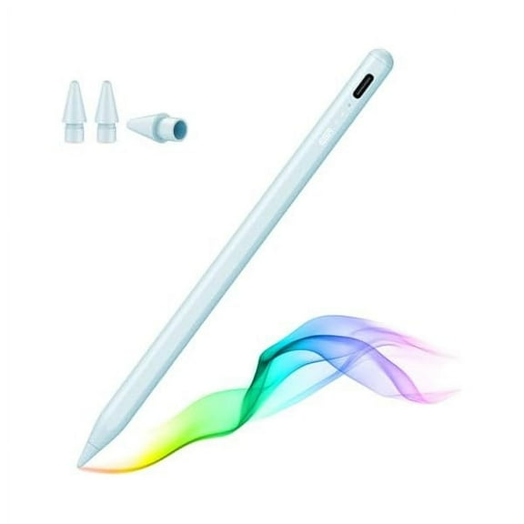 Stylus Pen for iPad 2018-2025, Tilt Sensitivity, Palm Rejection, Compatible with iPad 11th(A16)/10th Generation, iPad Air 11"/13", iPad Pro 11"/12.9"/13", iPad Mini 6/5, Blue