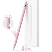 GATATOL iPad Pencil with One-Click Undo, USB-C Fast Charging, Tilt Sensitivity & Palm Rejection for iPad 2018-2026 (A16/11/10/9/8/7/6, Pro/Air/Mini)(Pink)